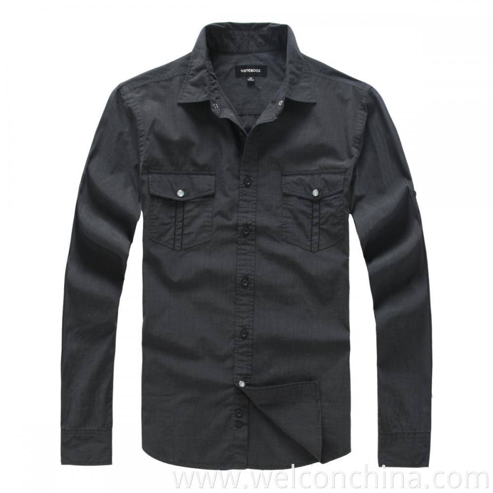 100 Cotton Solid Shirt Jpg